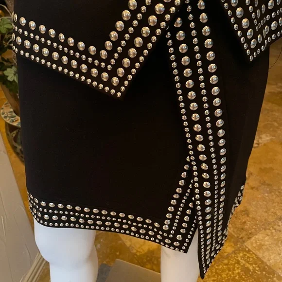 Haute Rogue Studded Mini Skirt - Picture 1 of 7